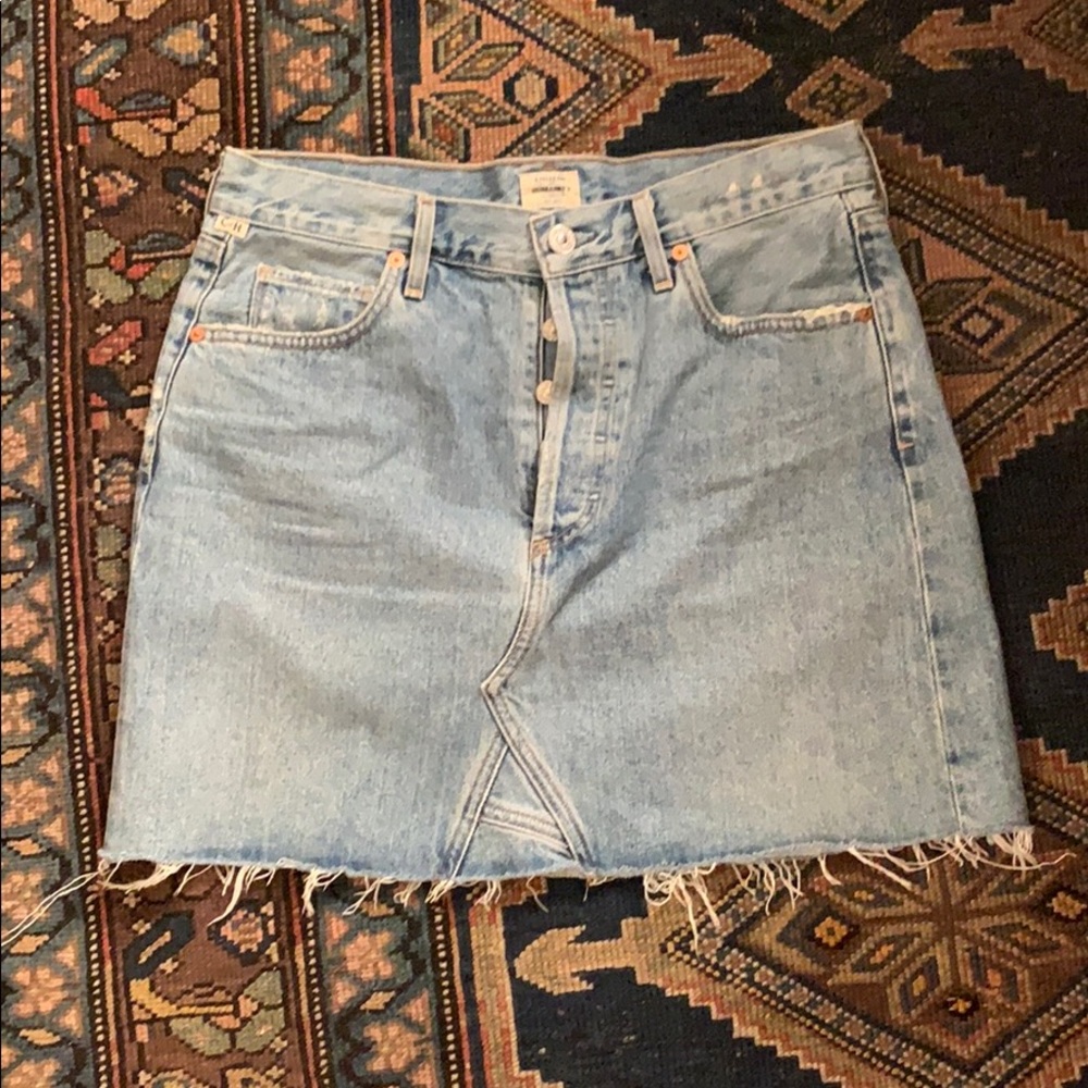 COH Astrid Denim Mini Skirt in Archive 29